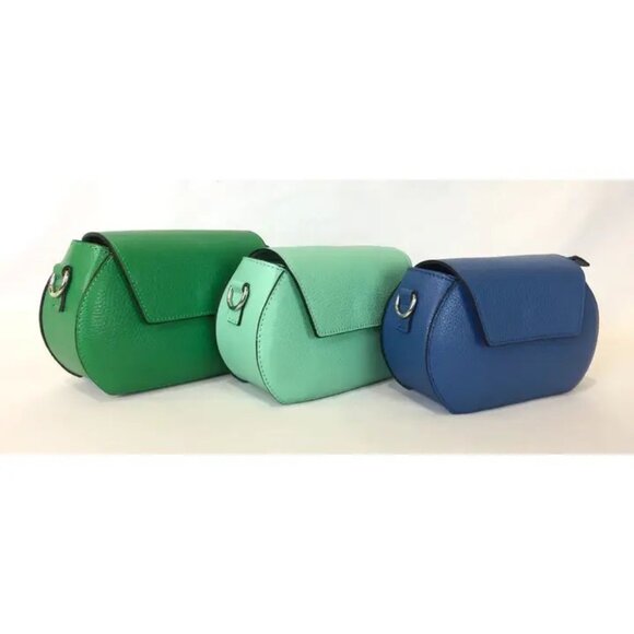 Gigi Italian Leather Crossbody Bag JIJOU CAPRI - Picture 1 of 7